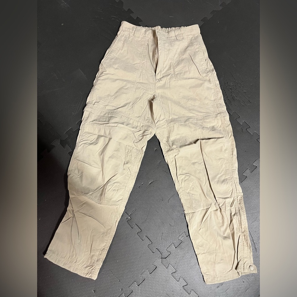 Unzip hiking cargo pants